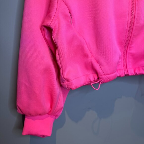 Zara Athletic Hoodie Jacket | Running, Fitness | Neon Pink | Small - Picture 4 of 7